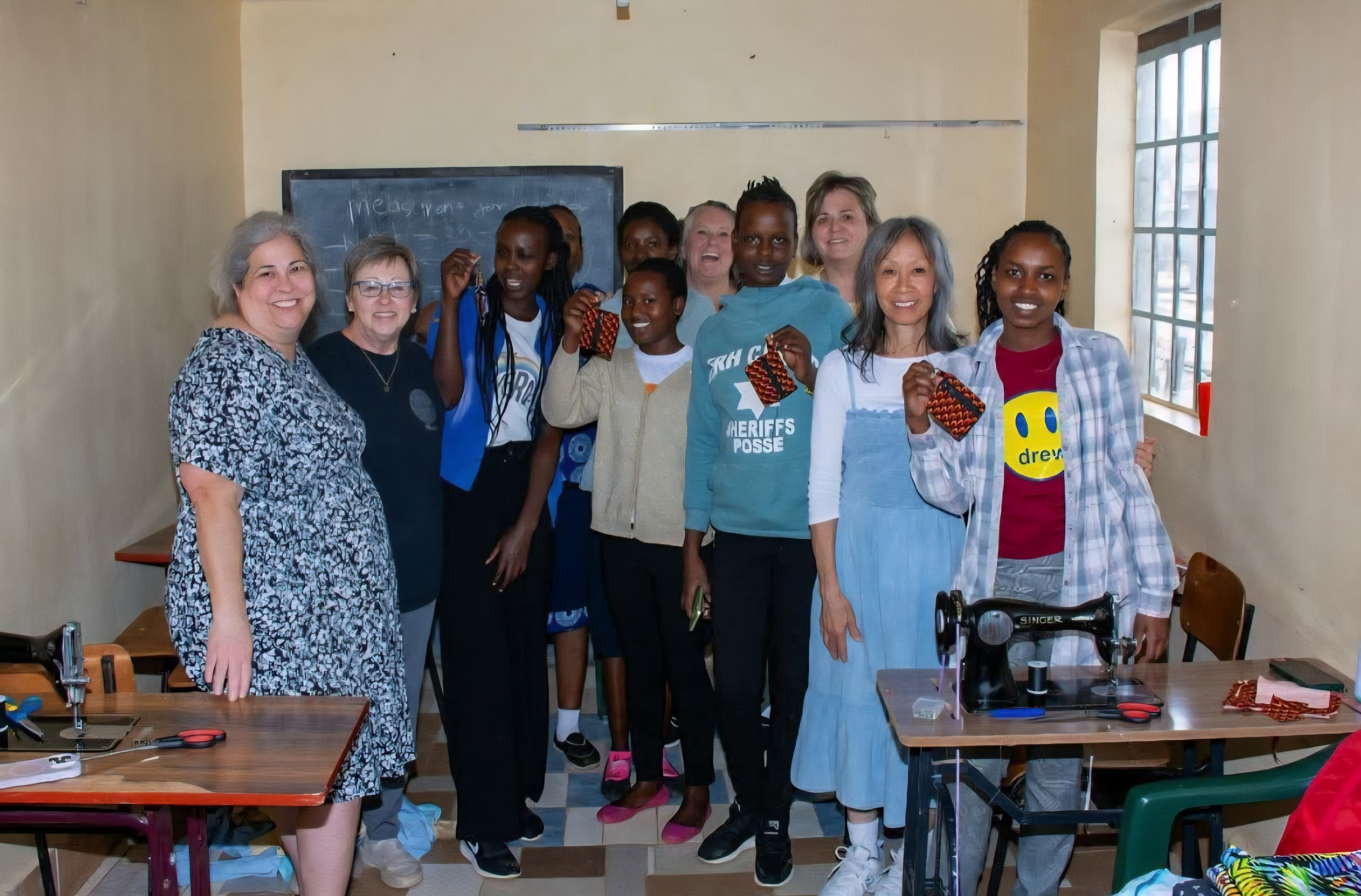 Teaching Sewing in Kenya